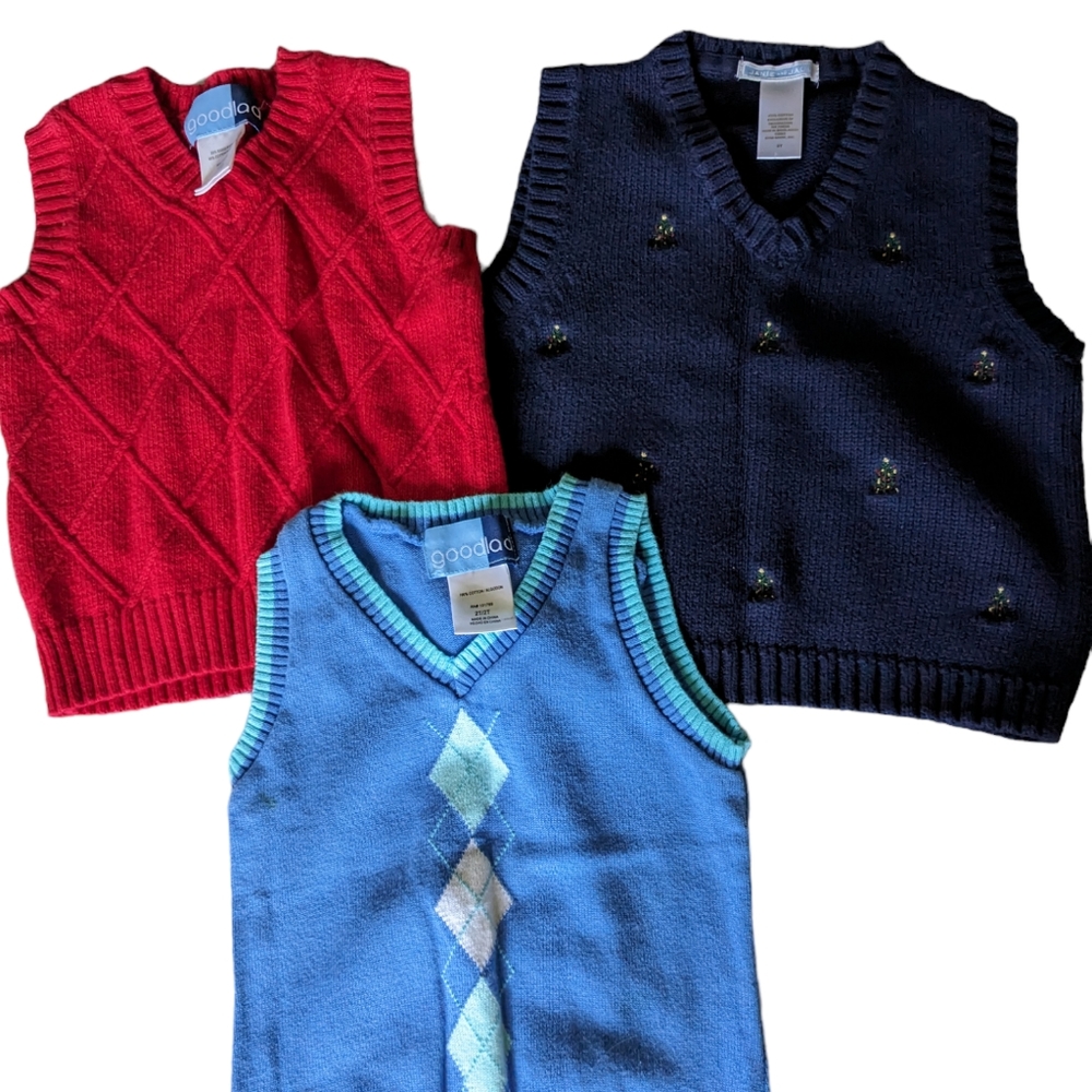 Toddler Sweater Vest Lot Size 2T
